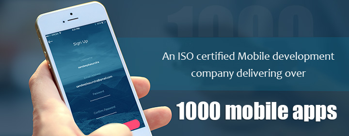 An ISO certified Mobile Development Company Delivering over 1000 mobile apps