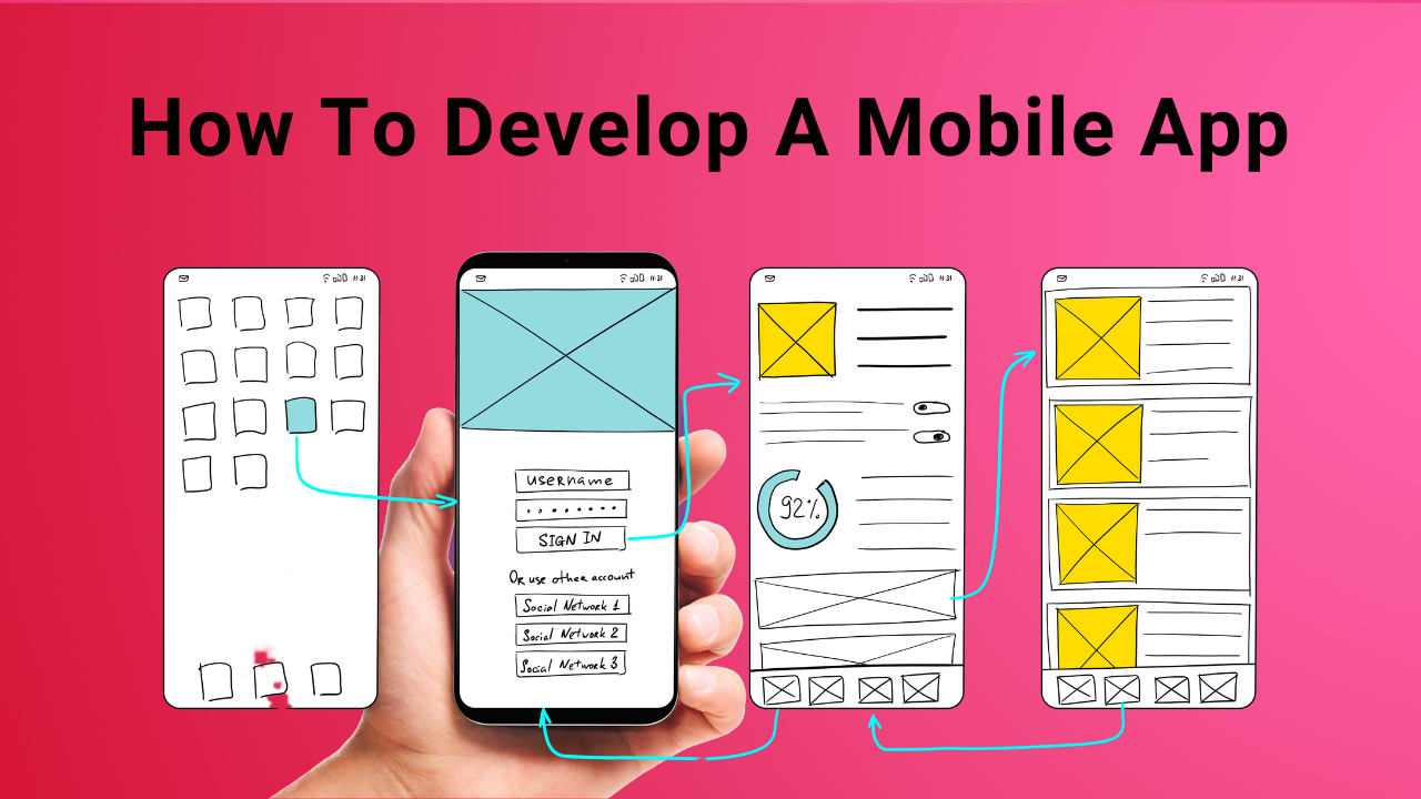 its simple graphic photograph of mobile app development