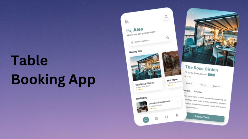 Table Booking App